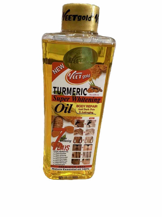 HUILE Veet Gold turmeric super éclaircissant hydratant reparatrice