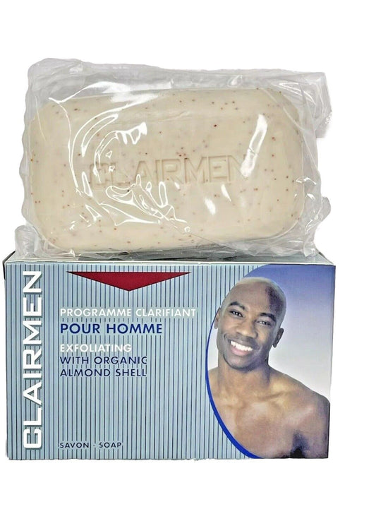 CLAIRMEN SAVON  EXFOLIANT GOMMANT MOUSSANT UNIFIANT PROTETEUR  ANTI IMPERFECTION