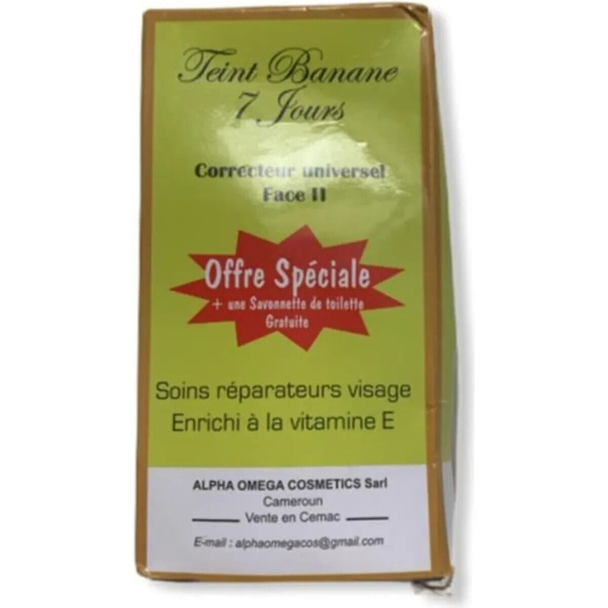 CORRECTEUR UNIVERSEL TEINT BANANE 7 JOURS face 2 serum ECLAIRCISSANT FORT - Kyabeauty