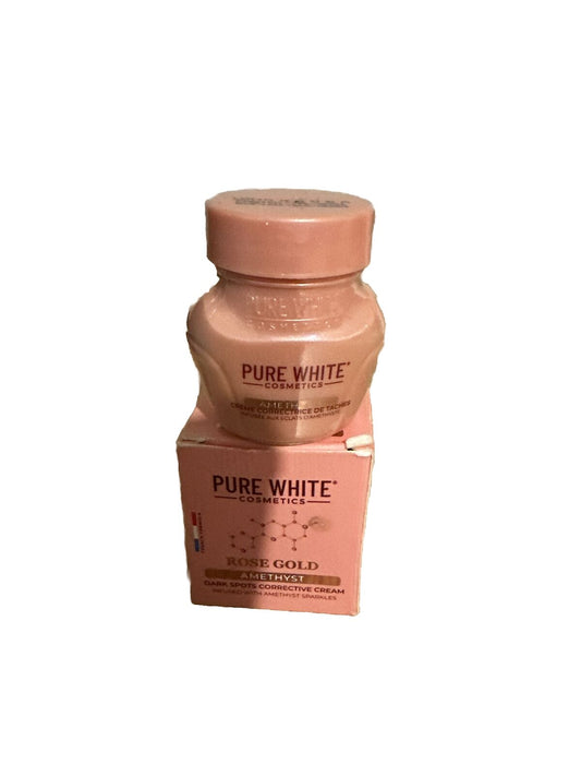 PURE WHITE ROSE GOLD Crème Visage Anti tache Hyper Éclaircissant - Kyabeauty