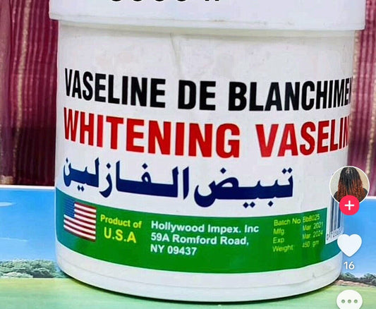 VASELINE De Blanchiment Exfoliante Lisse La Peau 450 Grammes