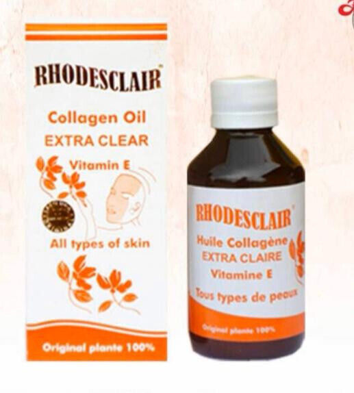 Huile Rhodesclair ,huile colagen extra claire à La Vitamine E - Kyabeauty
