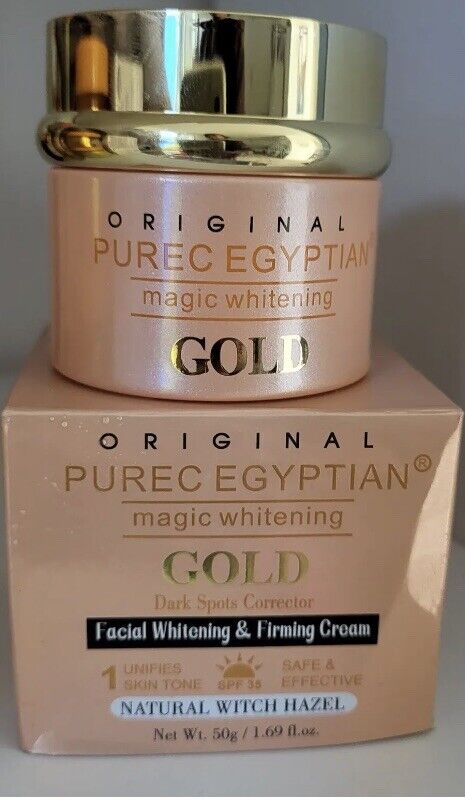 Purec egyptian gold creme de visage éclaircissant, correcteur de tâches noires - Kyabeauty