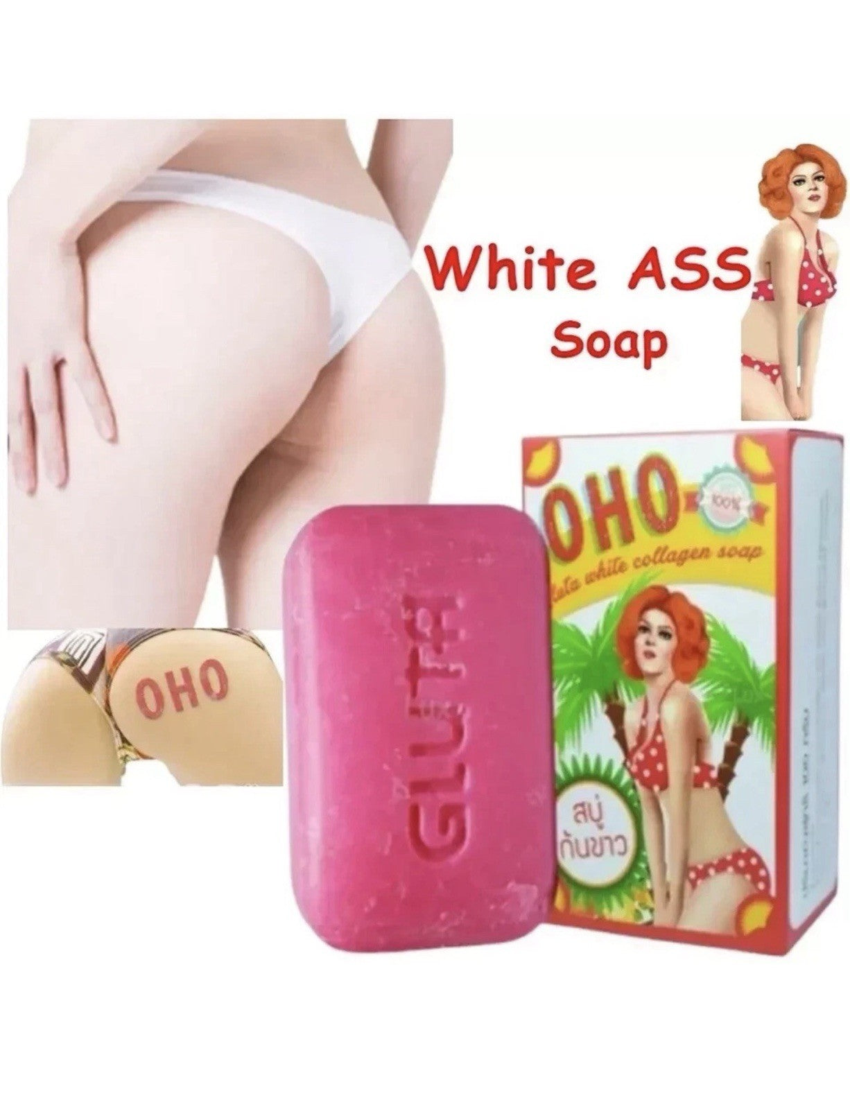 Savon OHO  Hyper pigmentation Aisselles fesses corps Blanchissant