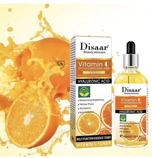 DISAAR Serum Vitamine C - Sérum hydratant anti-âge à l'acide hyaluronique - Kyabeauty