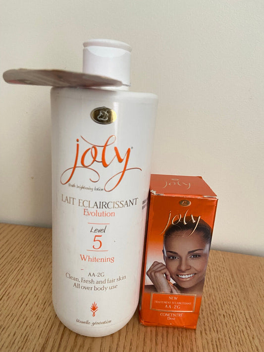 Lait Éclaicissant joly level 5 et serum résultat très rapide - Kyabeauty