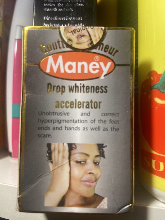 Maney gouttes blancheur accelerateur d'éclat pour les mains et pieds noires. - Kyabeauty