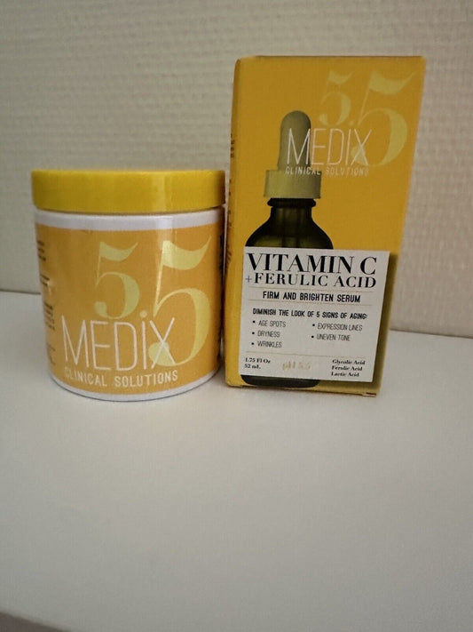 Medix 5.5 serum, Vitamine C et curcuma, Crème raffermissante ultra blanchissante - Kyabeauty