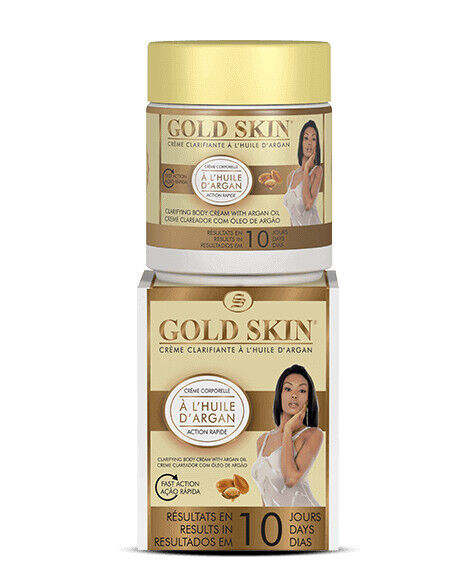 GOLD SKIN crème visage Huile d'argan 10 jours  - Kyabeauty