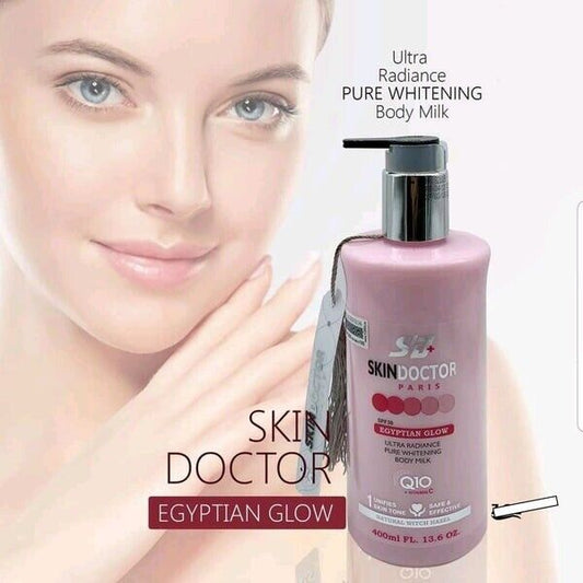 Skindoctor gluta glow lotion corporelle ultra éclaircissant anti imperfection