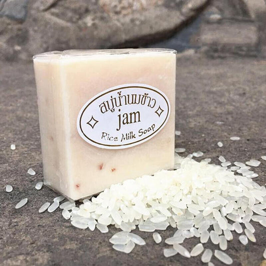 SAVON ÉCLAIRCISSANT AU LAIT DE RIZ JAM VISAGE, AISSELLES,COUDES, GENOUX 65 gr - Kyabeauty