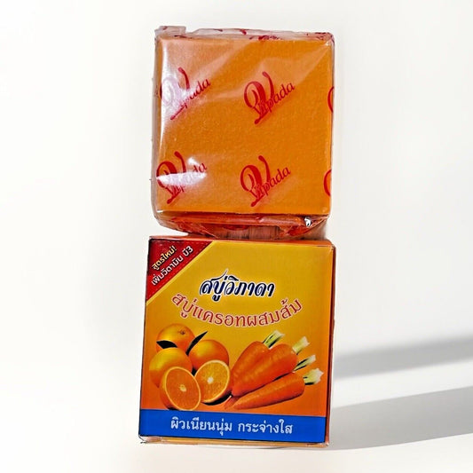 Savon Vipada carrotte orange  ultra éclaircissant anti imperfection tache bouton