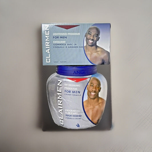 POUR HOMME CREME ET SAVON ULTRA ÉCLAIRCISSANT GOMMANT ANTI IMPERFECTION
