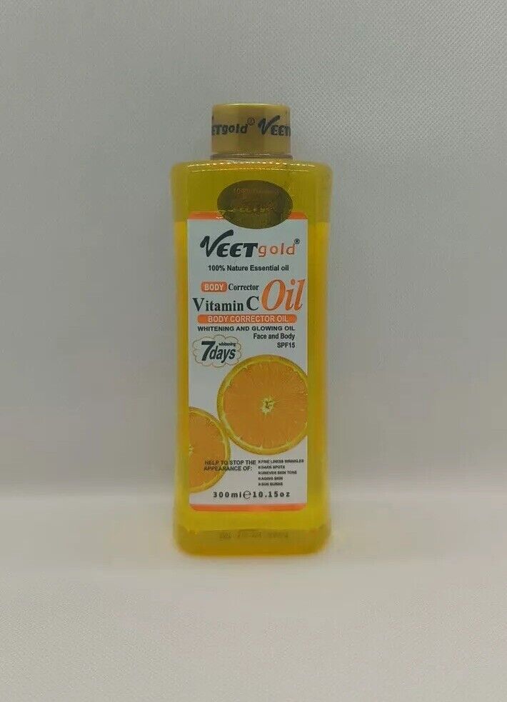 Huile Veet Gold Vitamin C Oil Éclaircissant  Réparatrice Anti Taches  300ml