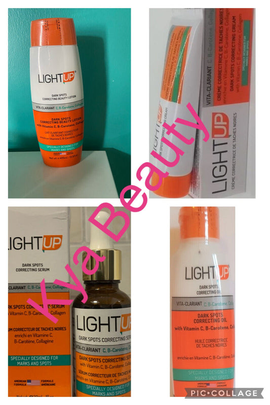 Light up gamme eclaircissant correcteur de tâches noires rebelles, trés efficace - Kyabeauty