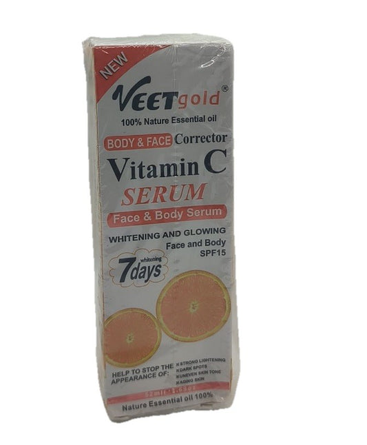 VEET GOLD serum vitamine C hydratant blanchissant reparateur Veetgold