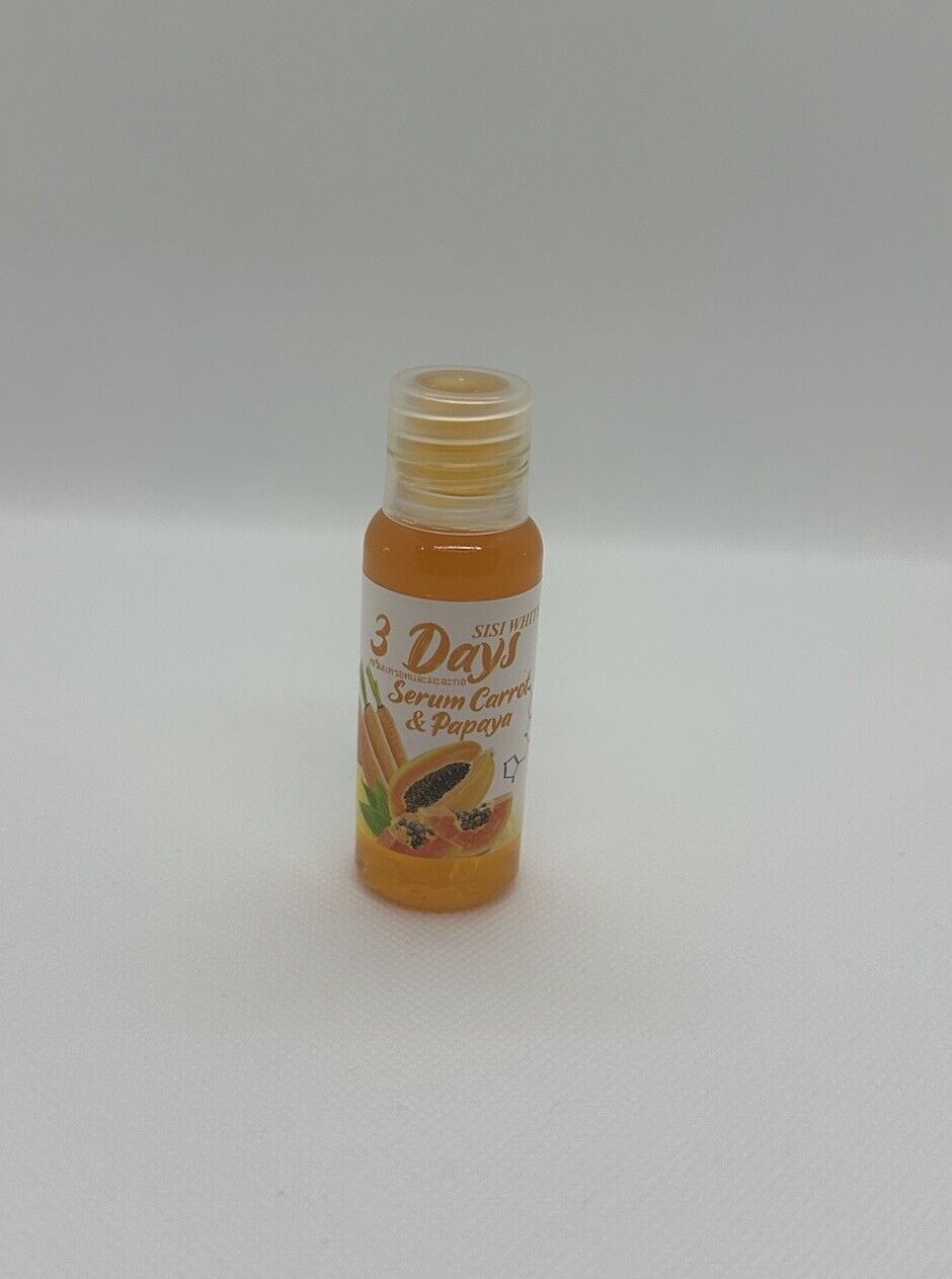 3 Days Mini Concentré  A Base De Carrote Et Papaya Ultra Blanchissant 2 BOÎTES