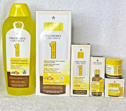 Pro white collagène gamme ultra clarifiante hydratante nourrissante ant tache