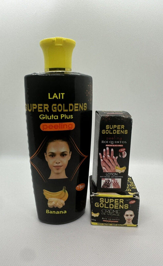 Super Goldens Gamme ultra Éclaircissant nourrissante ant tache