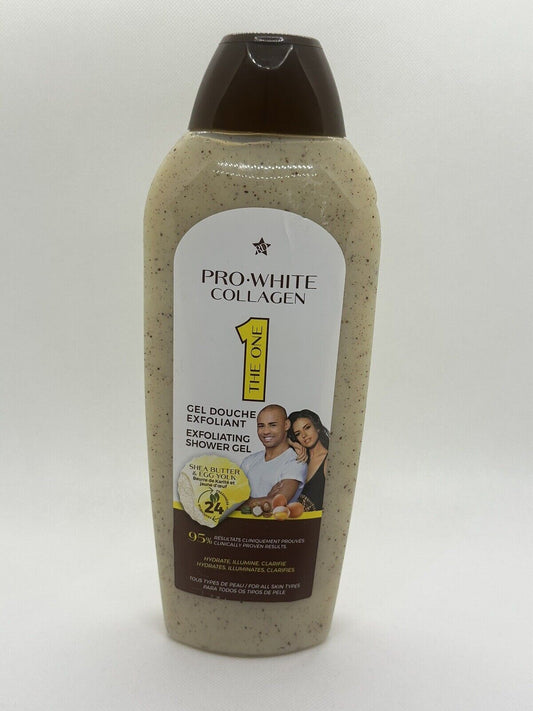 PROWHITE Collagène GEL  DOUCHE ULTRA ÉCLAIRCISSANT EXFOLIANT GOMMANT Pro.white