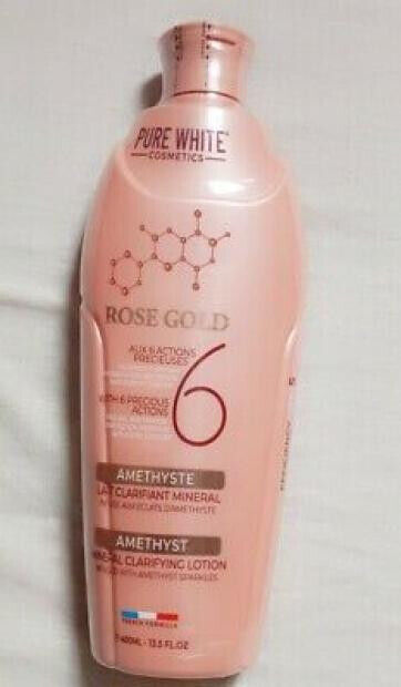 Purewhite rose gold lait eclaircissant anti-tâches, pour un teint propre. - Kyabeauty