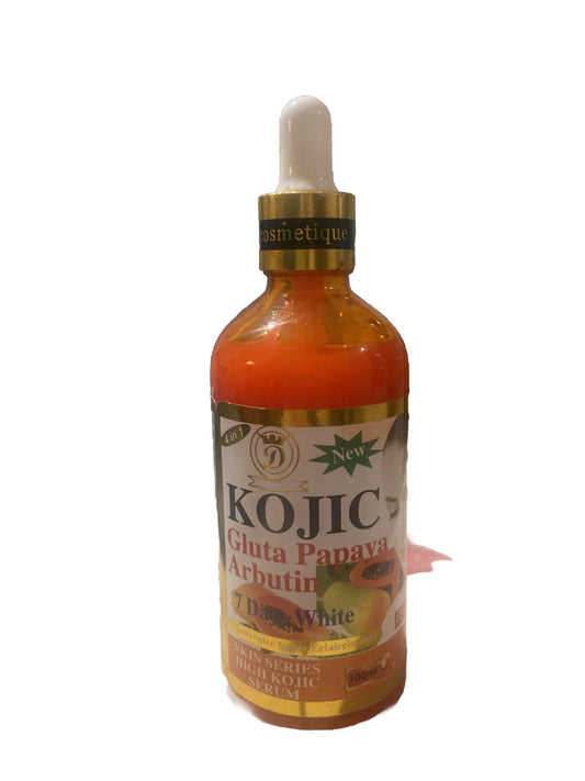 Kojic Gluta Papaya Arbutin Serum 7 Jours eclaircissant anti-tâches noires - Kyabeauty