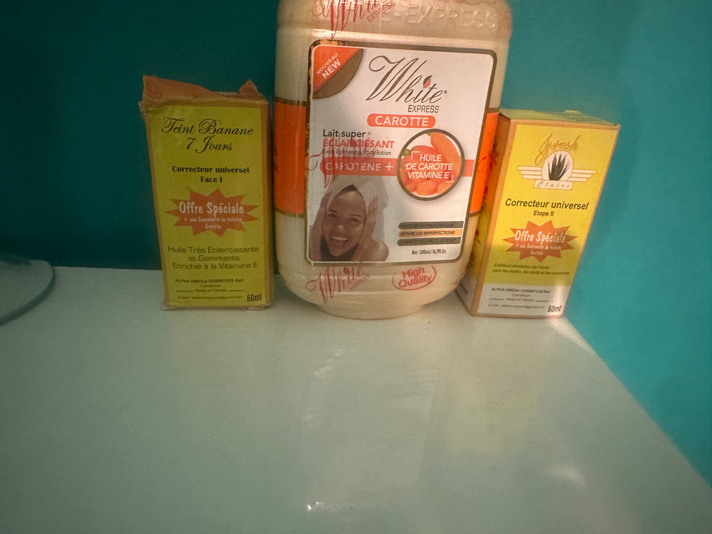 Lot White express et sérum étape 2