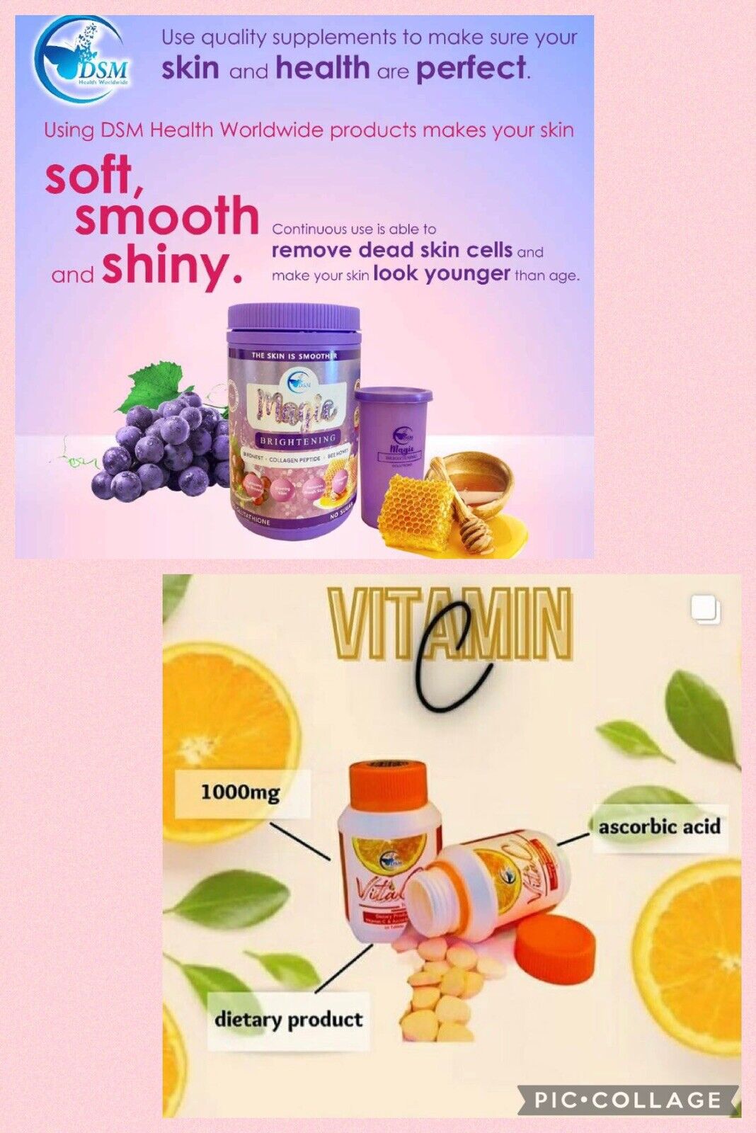 MAGIC BRIGHTENING PHYTO GLUTATHIONE Et Vitamin C 60 Comprimés - Kyabeauty